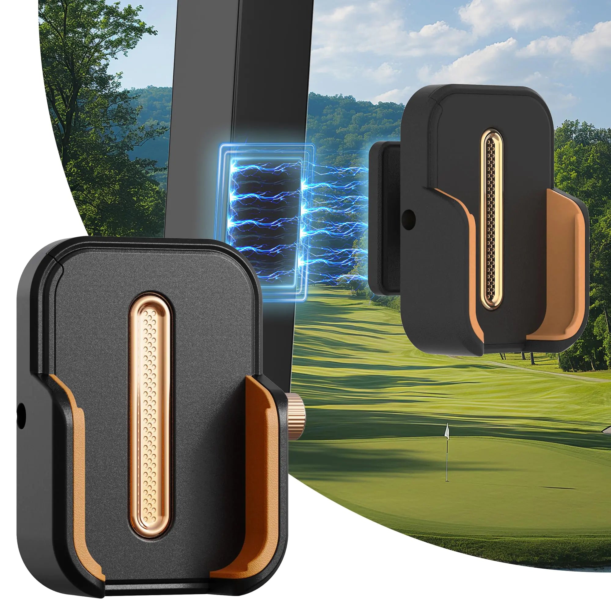 Magnetic Golf Cart Phone Holder - Universal Mount