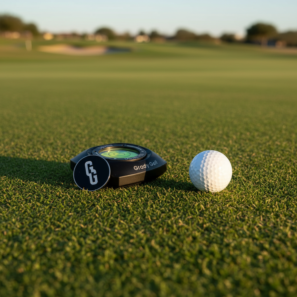 Golf Green Reader with Magnetic Ball Marker