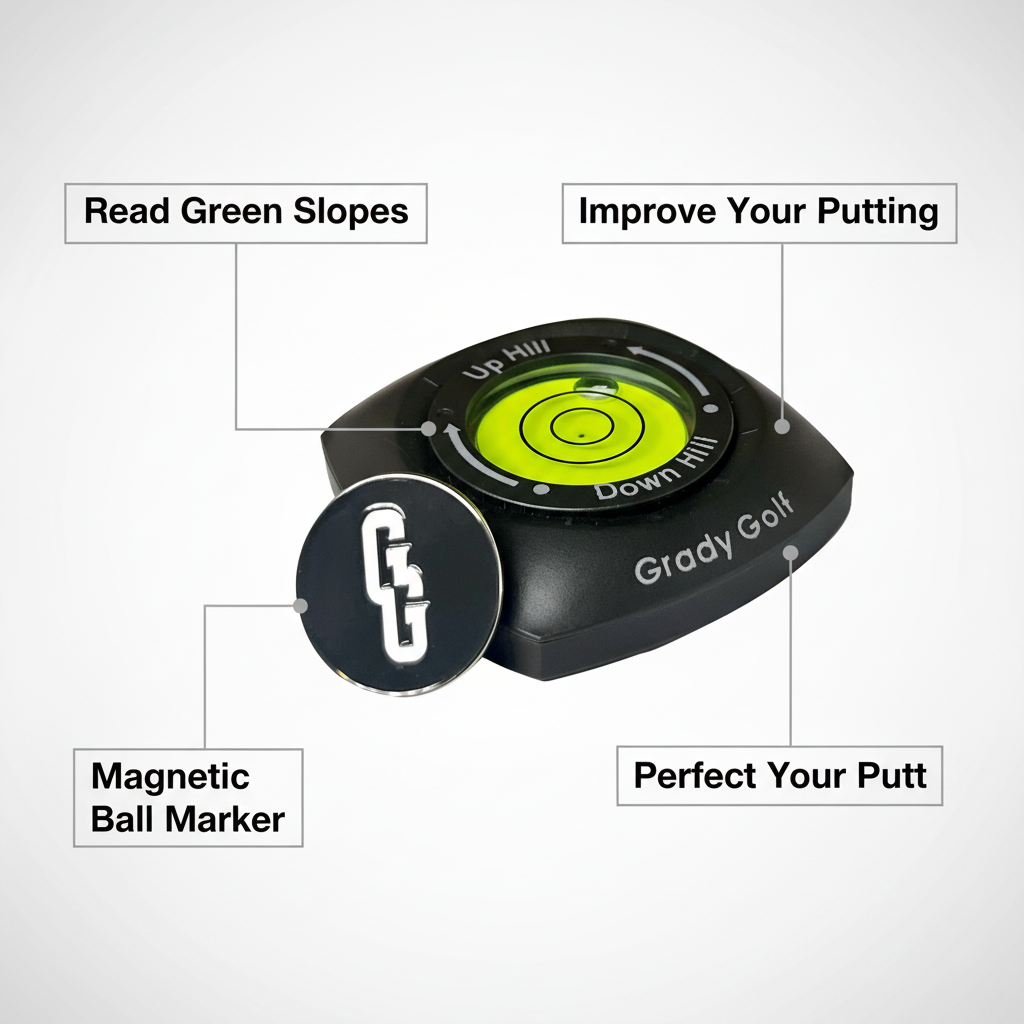Golf Green Reader with Magnetic Ball Marker